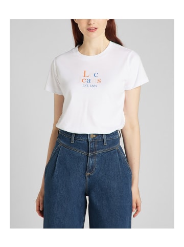Lee Tshirt in Weiß