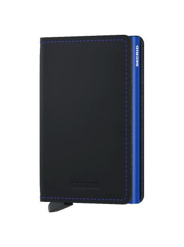 Secrid Matte Slimwallet - Geldbörse RFID 6.8 cm in black-blue