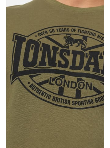 Lonsdale T-Shirt "Morham" in Schwarz