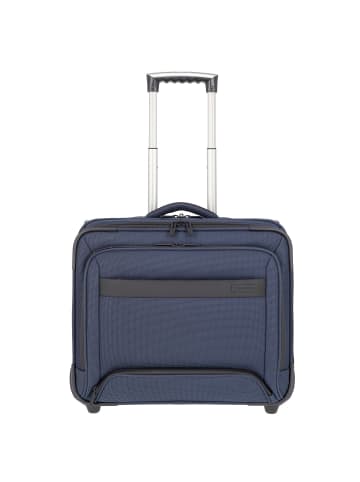 travelite Meet 2-Rollen Businesstrolley RFID  38 cm Laptopfach in marine