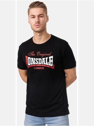 Lonsdale T-Shirt "Aldingham" in Schwarz
