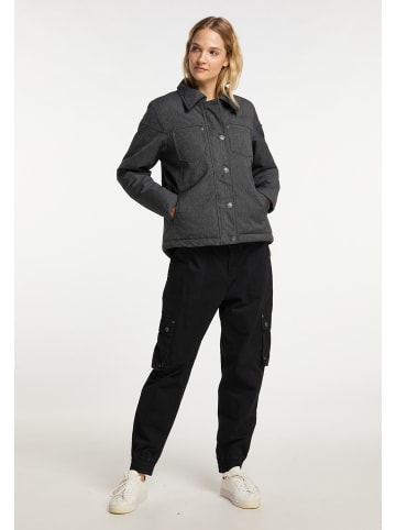 DreiMaster Damen Winterjacke in Denim Black