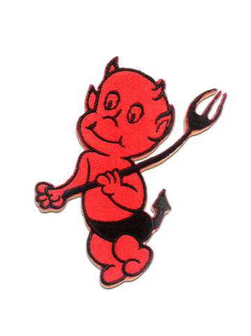 Catch the Patch Little DevilApplikation Bügelbild inRot