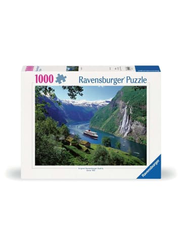 Ravensburger Ravensburger Puzzle 1.000 Teile Norwegischer Fjord in bunt