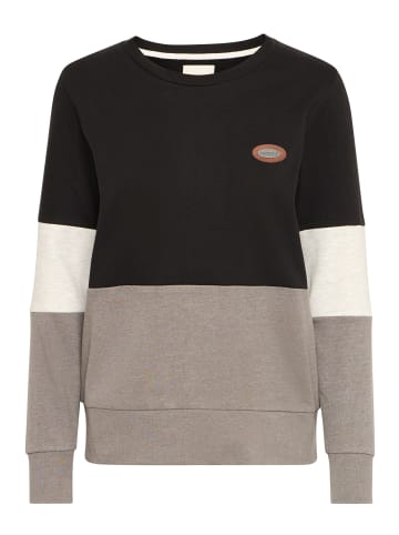 Oxmo Sweatshirt OXTRINE in Schwarz