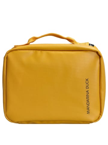 Mandarina Duck Eco Coated - Kulturbeutel 21.5 cm (pine green) in duck yellow