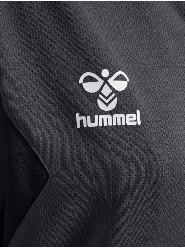 Hummel Hummel Zip Kapuzenpullover Hmlauthentic Multisport Damen Atmungsaktiv Schnelltrocknend in ASPHALT