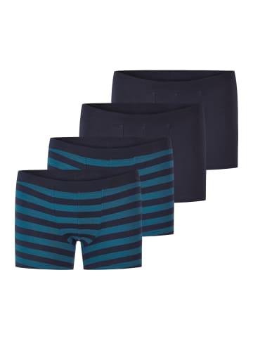 Schiesser Retro Short / Pant Teens Boys 95/5 Organic Cotton in Blau