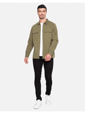Threadbare Hemd Cosmo Front in Khaki