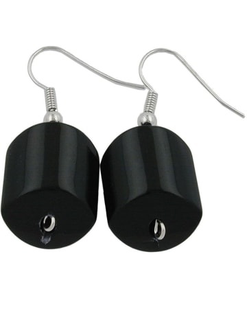 Gallay Ohrhänger Ohrringe Kunststoff in Schwarz