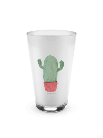 Mr. & Mrs. Panda Blümchentailglas Kaktus Wut ohne Spruch in Transparent