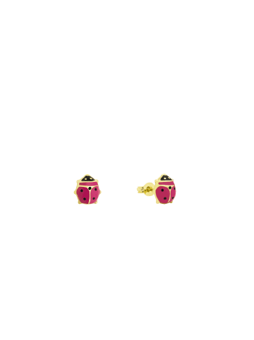 Amor Ohrstecker Gold 375/9 ct in Rot