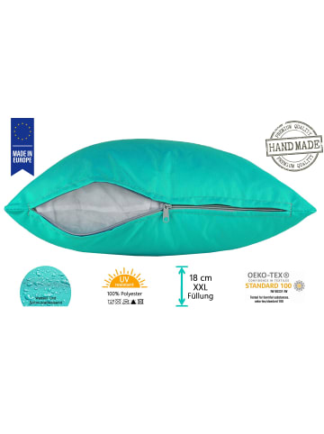 JACK Outdoor Dekokissen 30x50cm inkl. XXL Füllung in Türkis