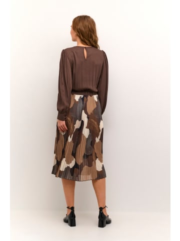 CULTURE Jerseykleid CUcarly Relaxed fit in Brown Art