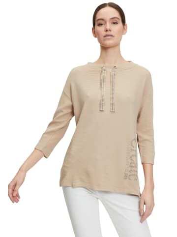 Betty Barclay Sweatshirt mit hohem Kragen in Beige