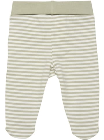Fixoni Kinder Pumphose "Pants w. Foot Y/D Stripe" in Grün