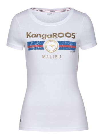 Kangaroos T-Shirt in weiß