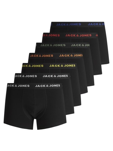 Jack & Jones Boxershort 7er Pack in Schwarz