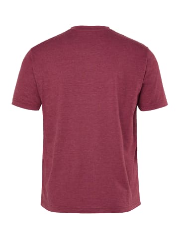 Men Plus Kurzarm T-Shirt in kupferbraun
