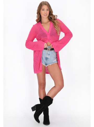 IZIA Women Cardigan in pink