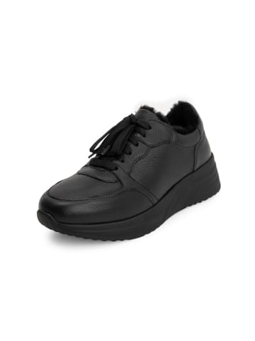 VITAFORM Hirschleder Sneaker in schwarz