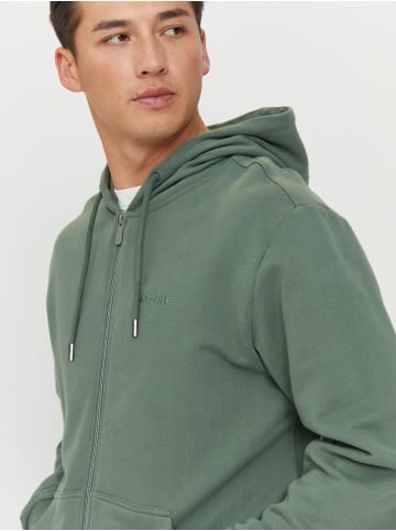 MAZINE Kapuzensweatjacke Burwood Zipper in jade