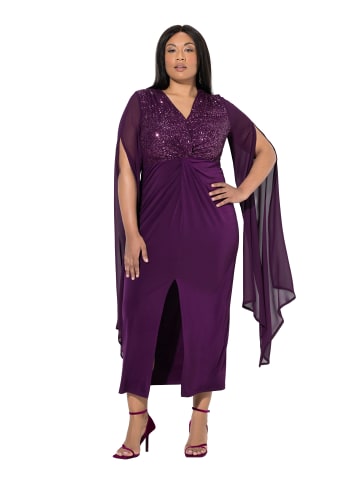 Ulla Popken Abendkleid in brombeere