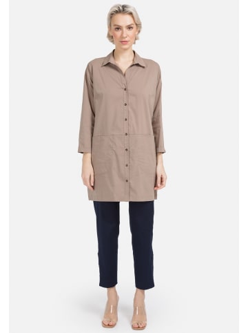 HELMIDGE Longbluse Langbluse in beige