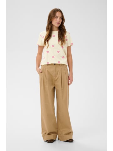 SAINT TROPEZ T-shirt PixilinaSZ Gerade Passform in Off White Bonbon Big Hearts