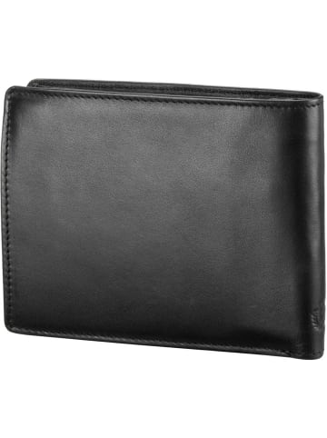 Bugatti Geldbörse Primo Coin Wallet 10 Kartenfächer in Schwarz