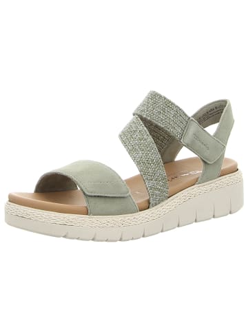 Tamaris Keilsandalette in grün