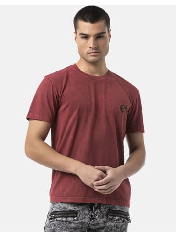 Cipo & Baxx T-Shirt CT808 in BURGUNDY