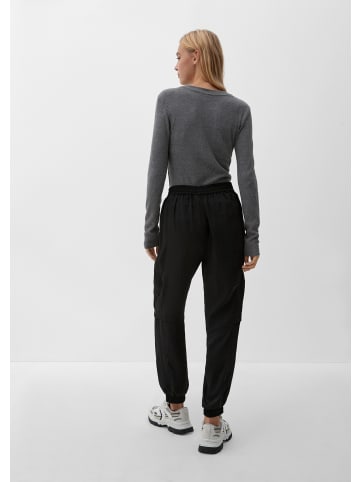 QS T-Shirt in 99W0_schwarz