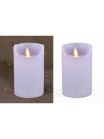 JACK LED Echtwachskerze 12,5cm mit Timer in Lila