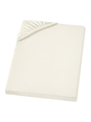 Carpe Sonno Edel Jersey Spannbettlaken in Creme