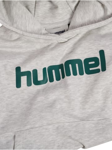 Hummel Kinder Hoodie "Boxy Hoodie Logo" in Grau