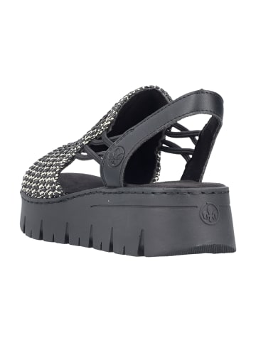 rieker Schaftsandalen in Schwarz