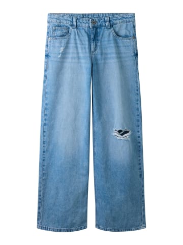 TWO SOON Wide Fit Jeans in Medium Blue Denim