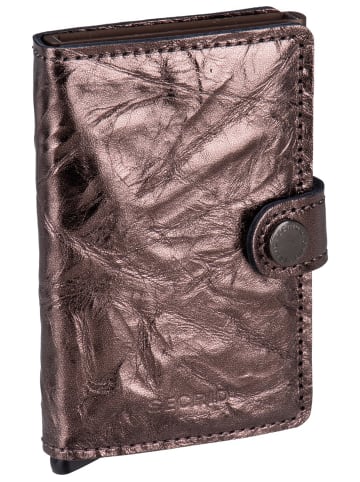 Secrid Geldbörse Miniwallet Crunch in Bronze