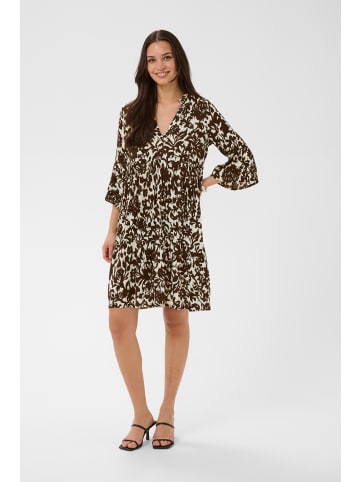 Kaffe Kleid KAellen A-shape in Black Coffee/Turtledove Flower