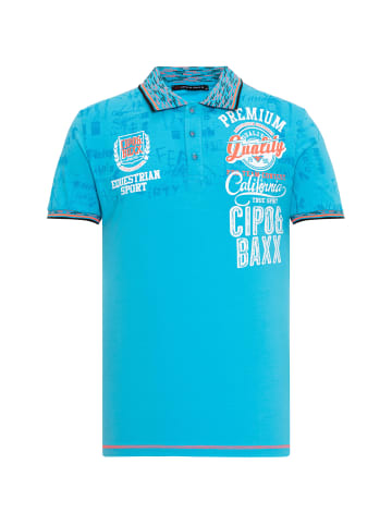 Cipo & Baxx T-Shirt in TURQUOISE