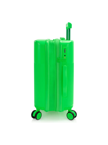 Heys HiLite 4 Rollen Kabinentrolley S 52.5 cm mit Dehnfalte island green