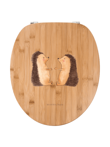 Mr. & Mrs. Panda Klodeckel Igel Liebe ohne Spruch in Braun