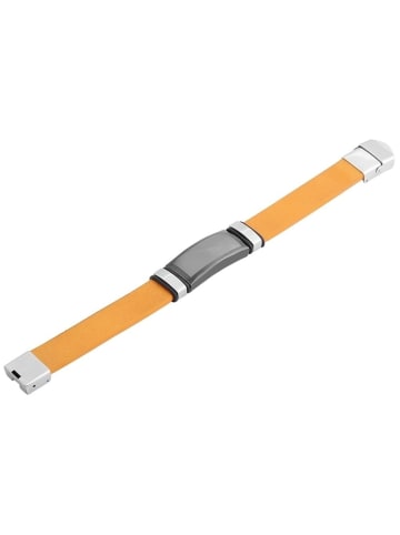 Adeliás Unisex Armband aus Leder 20 cm in braun