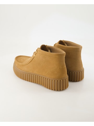Clarks Schnürstiefeletten in Beige