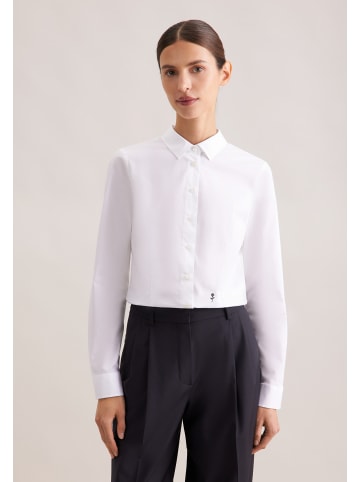 Seidensticker Hemdbluse Slim in Weiß