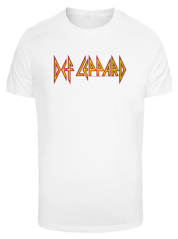 F4NT4STIC T-Shirt Def Leppard Shatter Logo in weiß