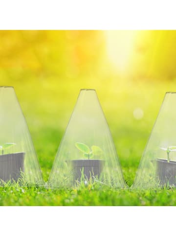 relaxdays 96 x Pflanzenhut - (B)19 x (H)22 x (T)19 cm