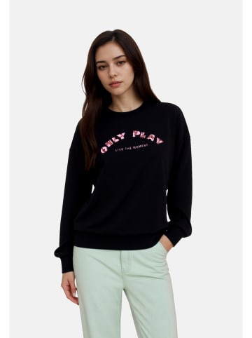 Only Play Sweatshirt 'Confi Life' in schwarz
