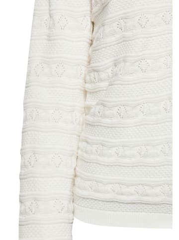 Sidona Damen Cardigan in Wollweiss